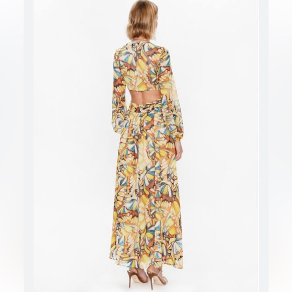 NWOT Guess by Marciano Golden Wing Maxi Dress - Picture 9 of 12